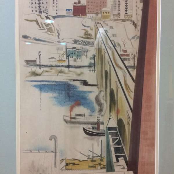 The Bridge by Preston Dickinson, Image 1.