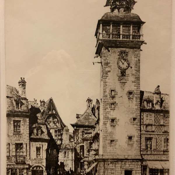The Bell Tower-Moulins by Samuel  Chamberlain, Image 1.