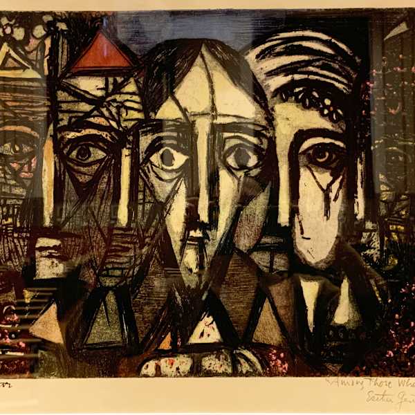 Among Those Who Stood There by Esther Gentle,  Abraham Rattner, Image 1.