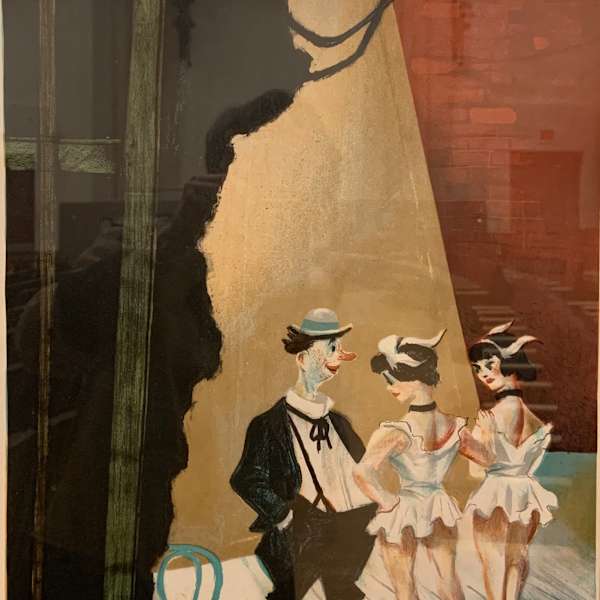 Clown with Show Girls by William Gropper, Image 1.