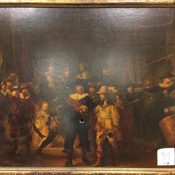 The Night Watch (reproduction) by Rembrandt van Rijn, Image 2.