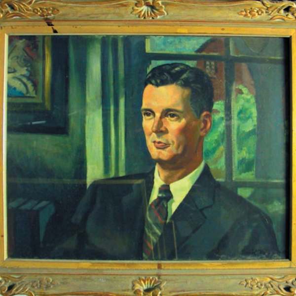Portrait of  Dr. Cornog by Illegible, Image 1.