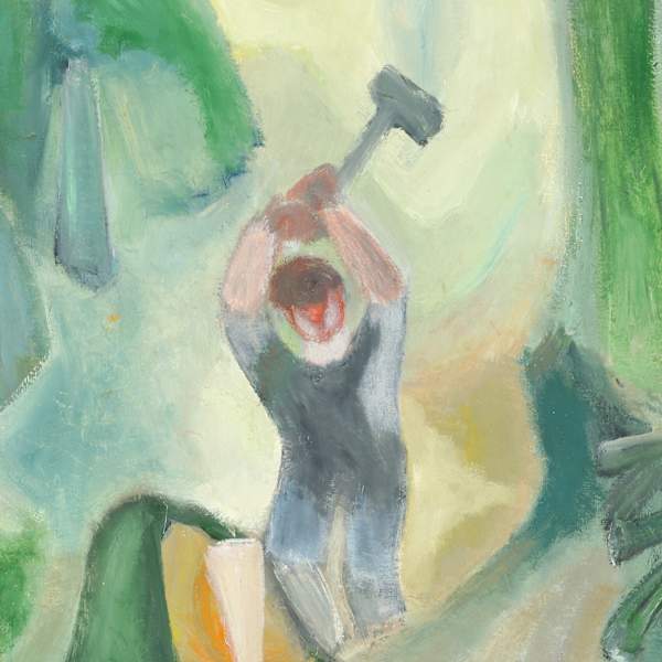 Woodcutter by Gudmund Lervad, Image 1.