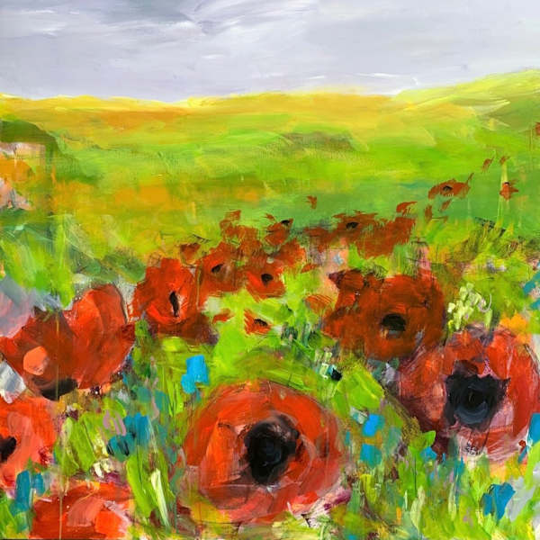 Poppy Landscape by Julie Breaux, Image 2.