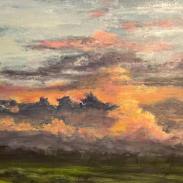 Good bye Aunt Milly. Hello LA Country Sunrise by Pat Love, Image 1.