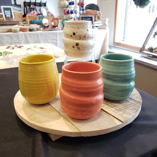 Colorful Wine Cups (Available in multiple colors) by Amber Gavin, Image 1.