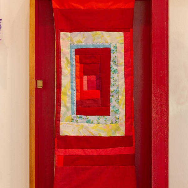 Untitled (Quilt for Red Cabinet) by Jennifer Bastian, Image 5.