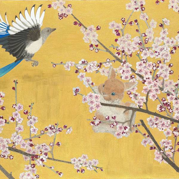 喜上梅梢 Happiness Plum by 曾資婷 TSENG Tzu-Ting, Image 1.