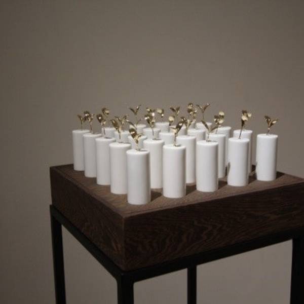 共生苗 (金) Symbiotic Seedlings (Gold) by 陳漢聲 CHEN Han Sheng, Image 1.