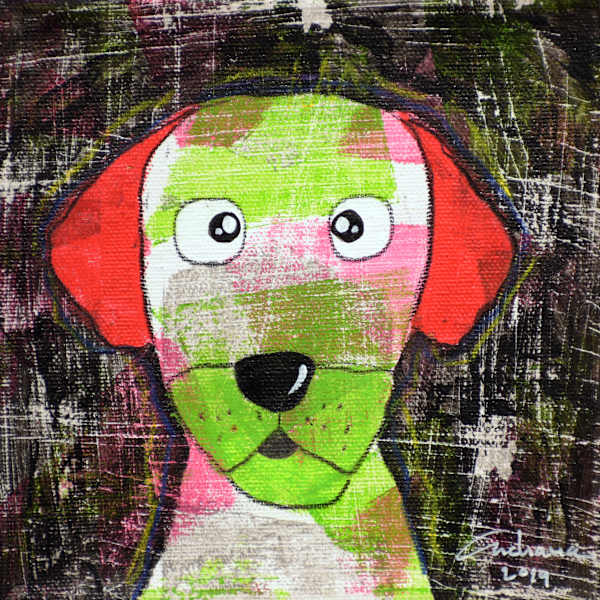 Black Series: Love Puppy #2S 黑色系列：寵愛狗狗 #2S by 安恰娜‧恰麗亞琵朋 Anchana CHAREEAPAPORN, Image 1.