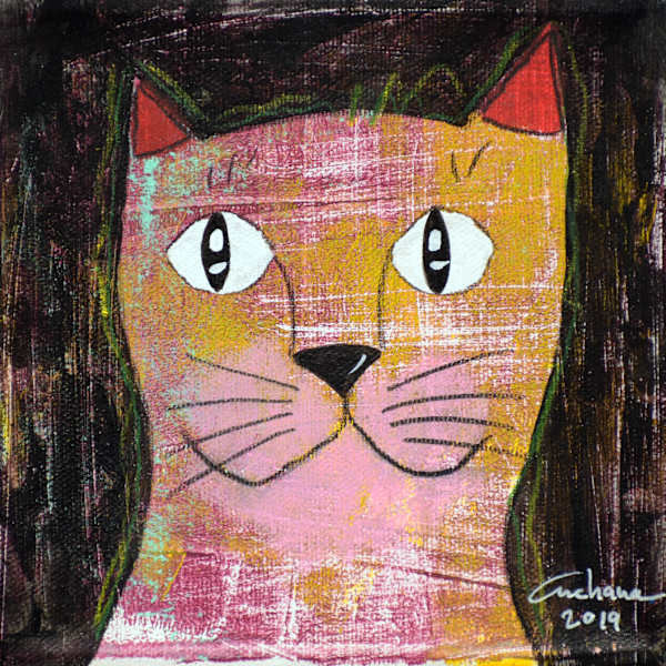 Black Series: Love Kitty #2S 黑色系列：寵愛貓咪 #2S by 安恰娜‧恰麗亞琵朋 Anchana CHAREEAPAPORN, Image 1.