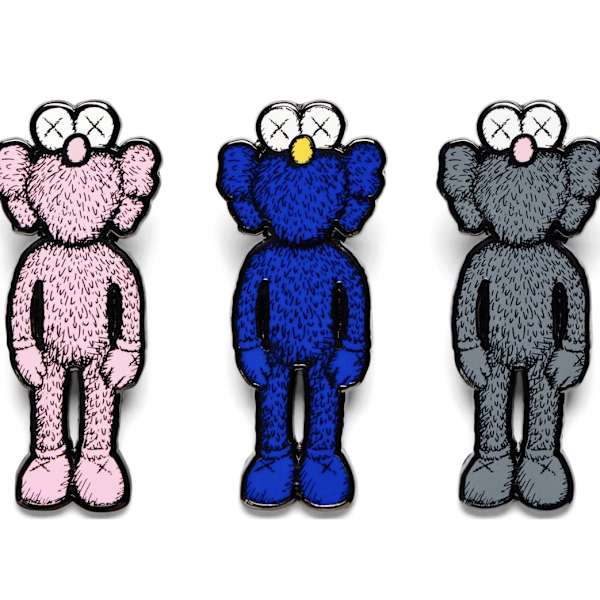 KAWS BFF 紀念胸針 (3個一組) by KAWS, Image 1.