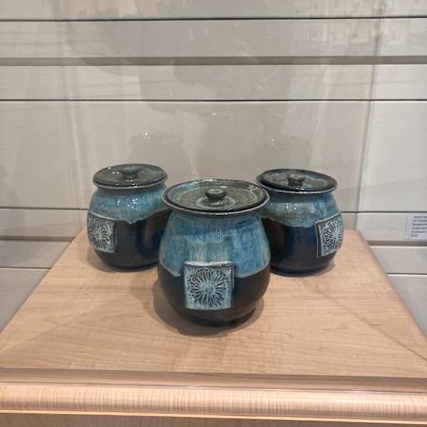 Flower Jars Stoneware by Rangeview High School, Image 1.