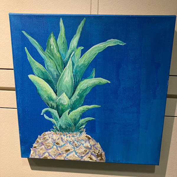 Blue Pineapple by Erica Richard, Image 1.