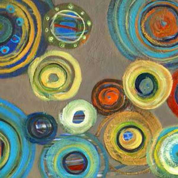 Neutral Circles II by Darlene Kulig, Image 1.