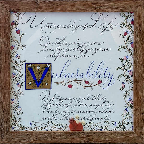 Your Diploma in Vulnerability by Melissa Majors, Image 1.