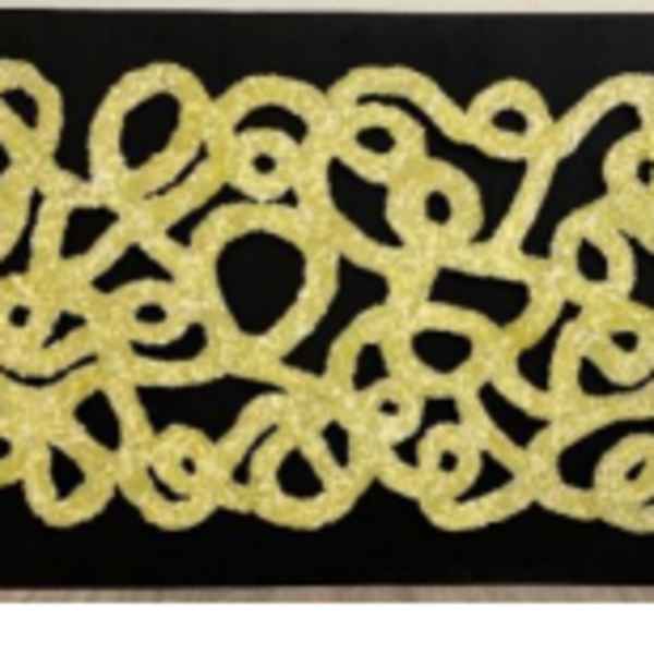 Yellow squiggle by Roxanne Rossi, Image 1.