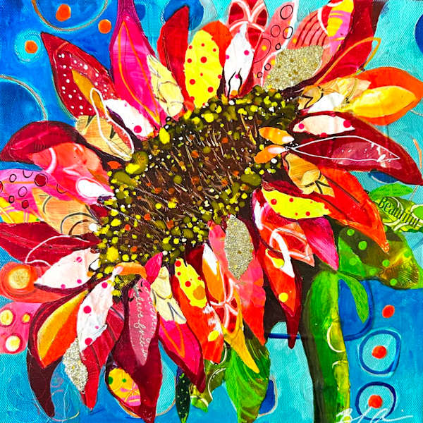 Velvet Queen Sunflower by Behnaz Ahmadian, Image 1.