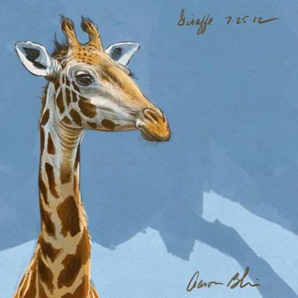 Giraffe by Aaron Blaise, Image 1.