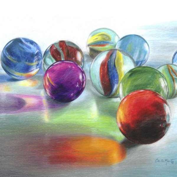 Red Marble Reflections by Carla Kurt, Image 2.