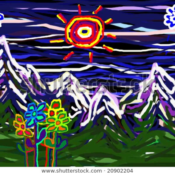 Child's Landscape by Bruce Rolff, Image 1.