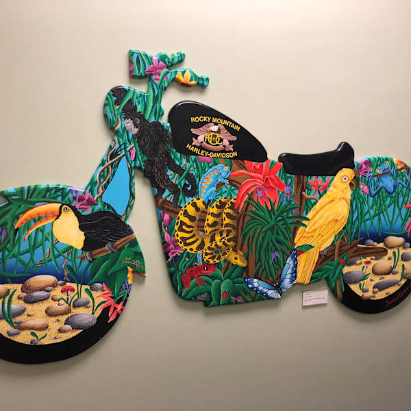 Harley Davidson Jungle by Janice Green, Image 1.