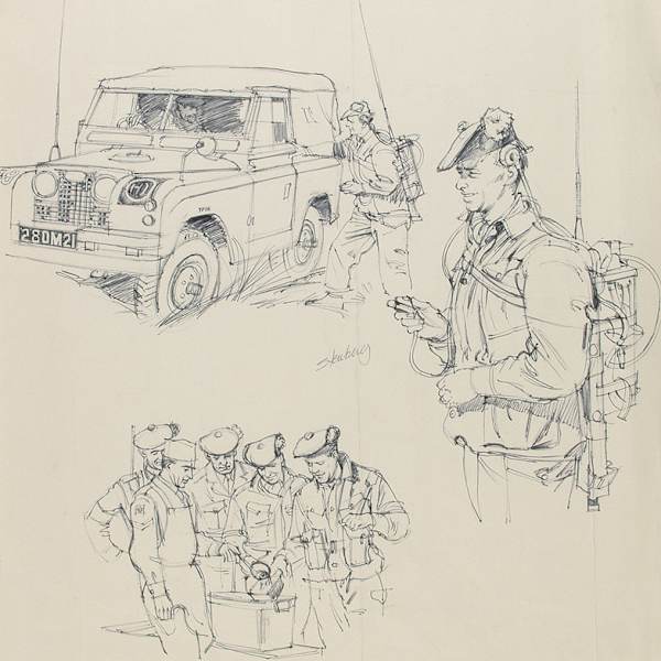 4/5 Territorials, The Black Watch by Ron Stenberg, Image 1.