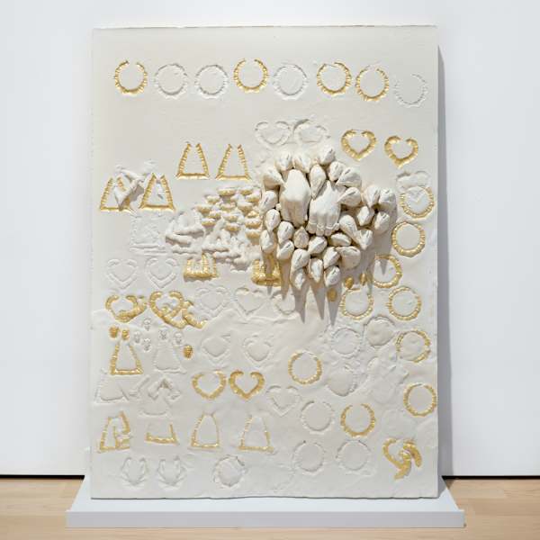 Jewelry, Chicken Head and Hands Composition with Gold by LaKela Brown, Image 1.