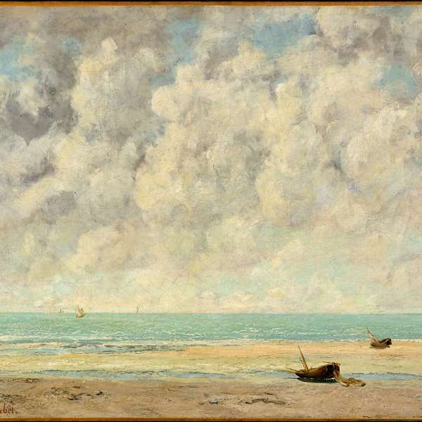 Calm Sea by Gustave Courbet, Image 1.