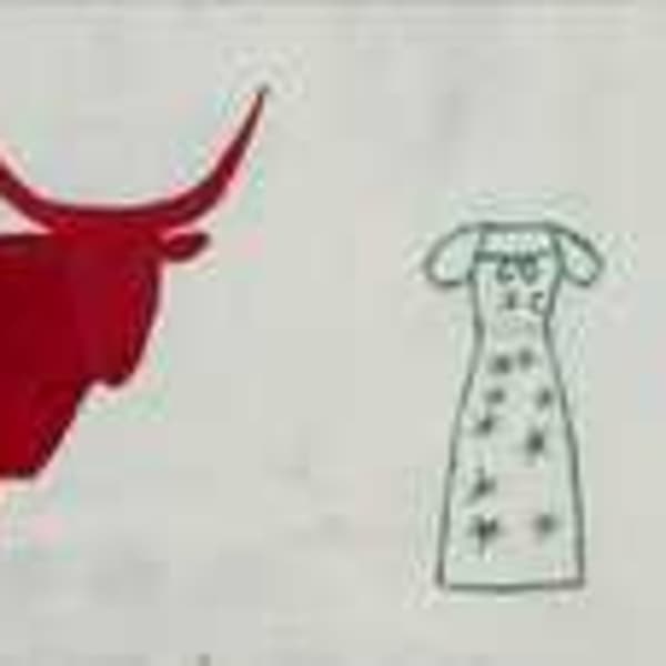Bull, Dress & Coat by Peter (Uncle Pete) Drgac  , Image 1.