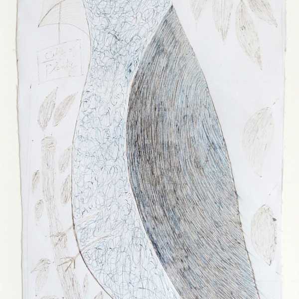 Blue Bird by Lee Godie, Image 1.