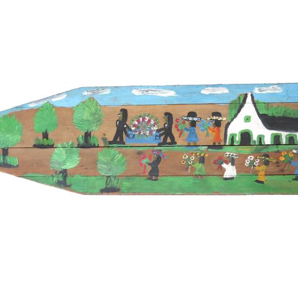 Funeral Procession by Clementine Hunter, Image 1.