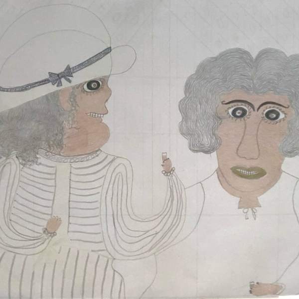 Two Figures by Inez Nathaniel Walker, Image 1.
