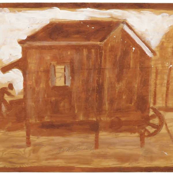 Untitled (Building) by Jimmy Lee Sudduth, Image 1.