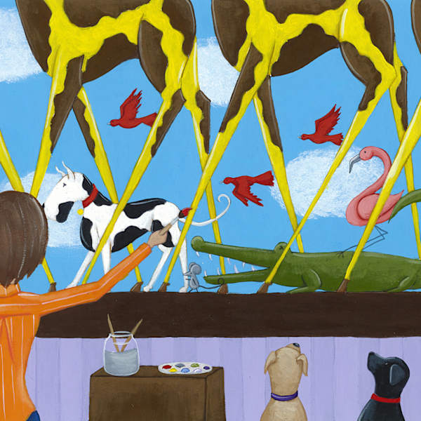 Whimsical Painting by Christy Beckwith, Image 1.