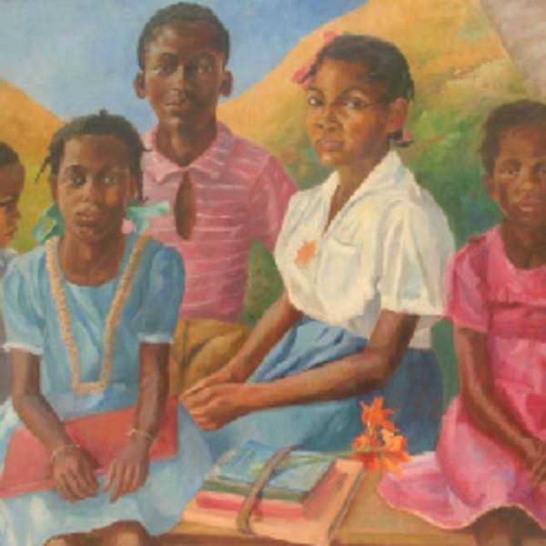 UNTITLED (SCHOOL CHILDREN) by JOHN WOOD, Image 1.