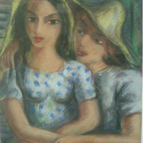 TWO GIRLS by VICTOR MANUEL, Image 1.