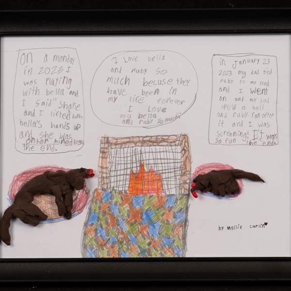 My Dog Friends Bella & Ruby by Mollie Carlin, Image 10.