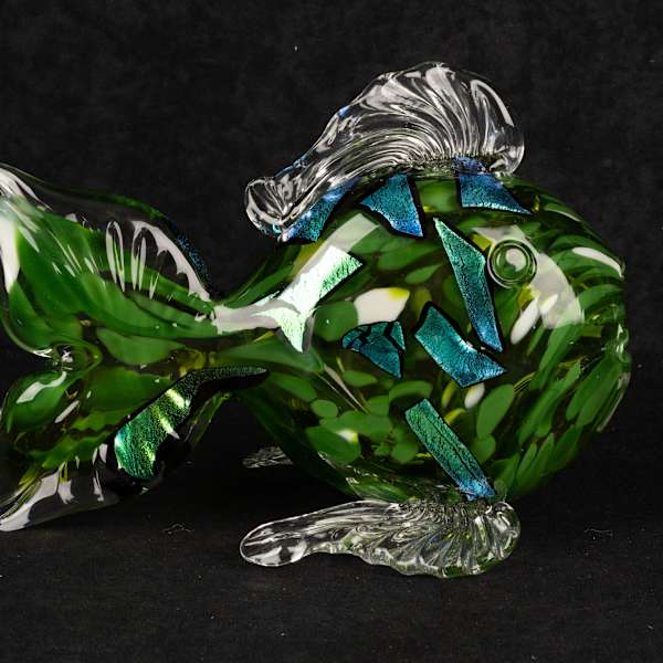 Green Glass Fish by Carol Walz, Image 1.