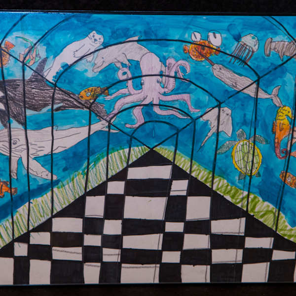 Aquarium Scene by Ella Veatch, Image 9.