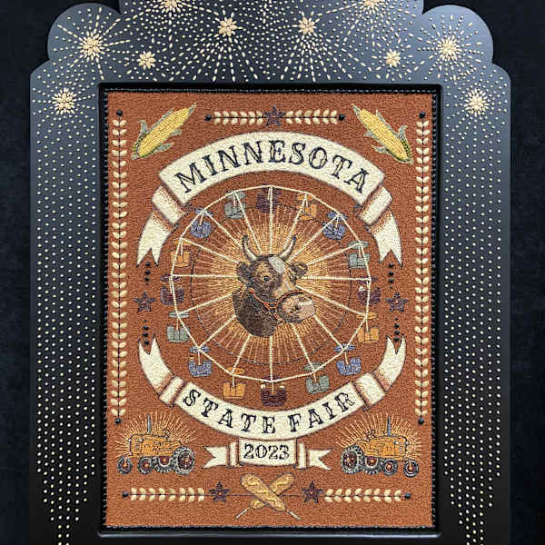 Minnesota State Fair Commemorative Artwork by Liz Schreiber, Image 1.