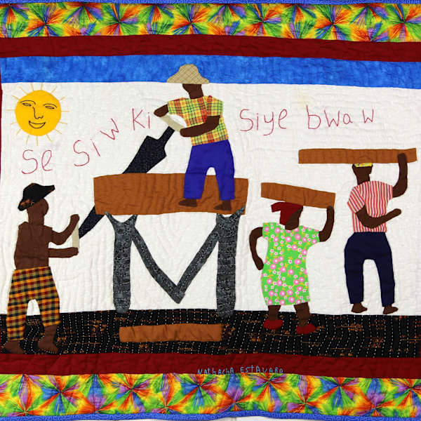 Sawing Wood - Se si w ki siye bwaw by Nathacha Estavard, Image 5.