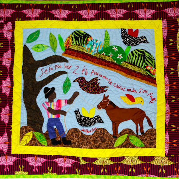 There Is No Grass So Beautiful That You Should Tie Your Horse to the Cliff - Se Pa Pau Bel Zeb Poum Mare Chwal Mwen Sou Falez by Nathacha  Estavard, Image 4.