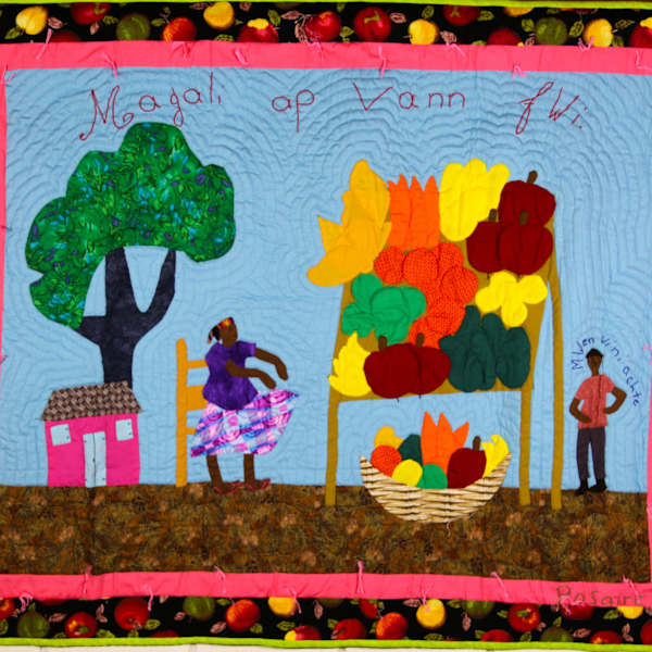 Magali Is Selling Fruit - Magali Ap Vann Fwi by Rosaire  Eliantus, Image 5.