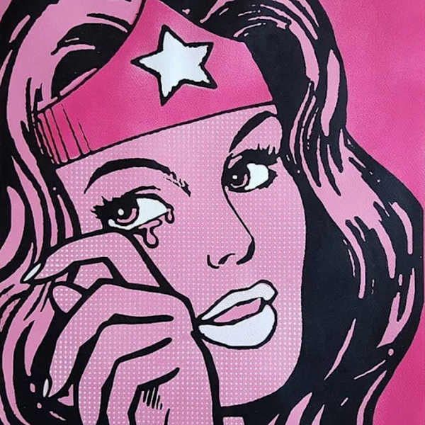 Crying Woman - Pink by Copyright, Image 1.