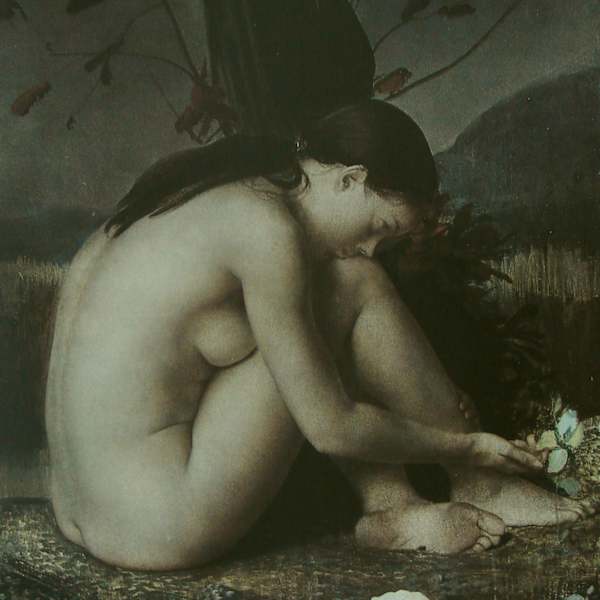 Girl with an Orchid by Pietro Annigoni, Image 2.