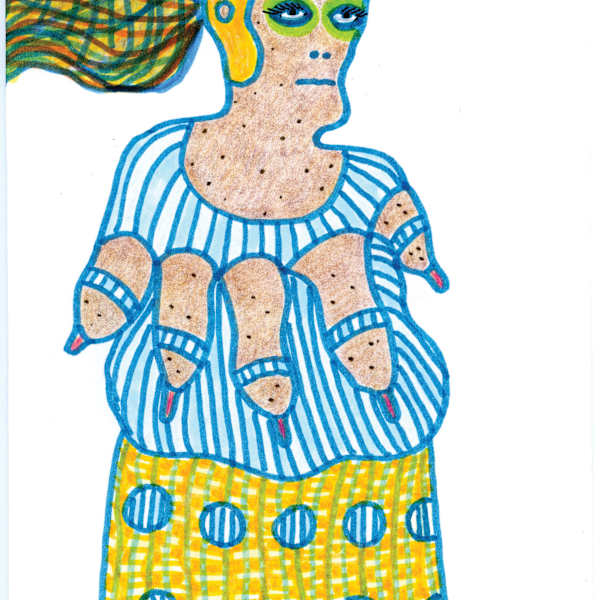 Untitled (Portrait) by Laylah Ali, Image 1.