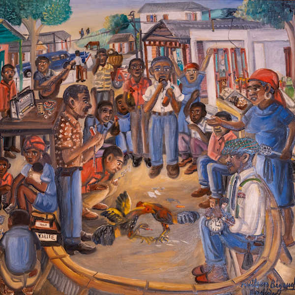 CHICKEN FIGHT by WILSON  BIGAUD, Image 1.