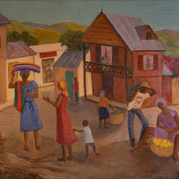 VILLAGE SCENE by TAMARA BAUSSAN, Image 1.