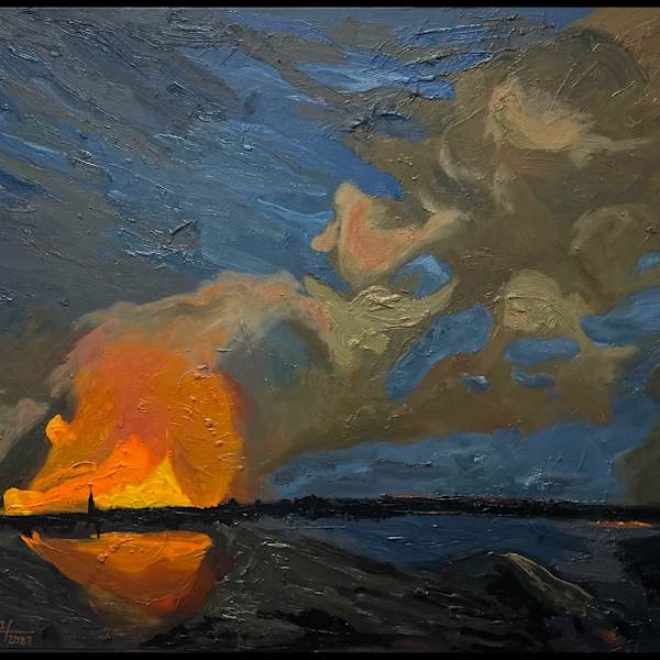 Marsh Fire by Alaine DiBenedetto, Image 1.